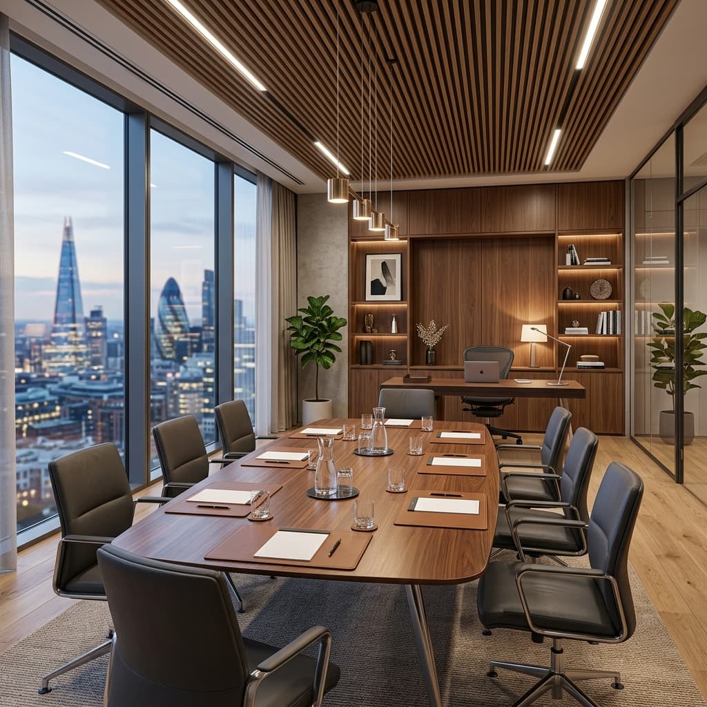 Modern premium business workspace office interior design